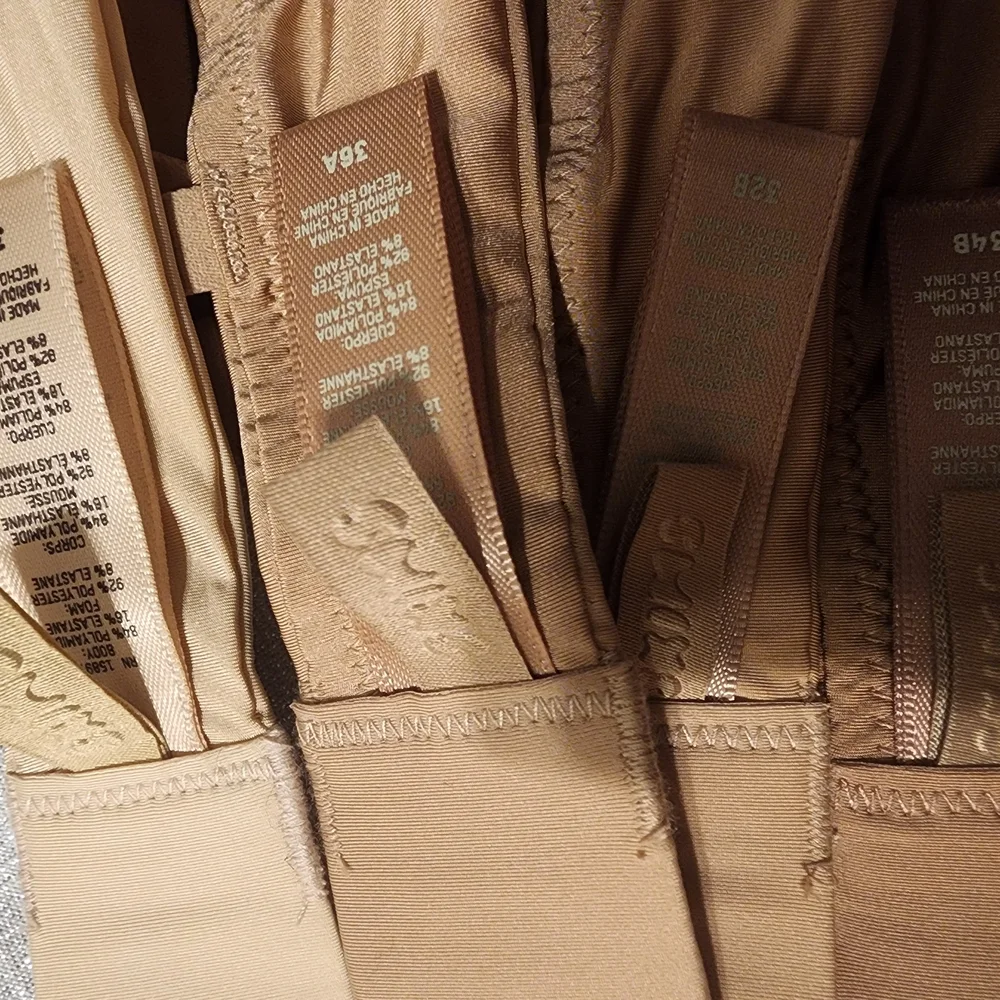 SKIMS. T-SHIRT DEMI BRA Neutral Tone Bras - Picture 4 of 8